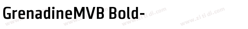 GrenadineMVB Bold字体转换